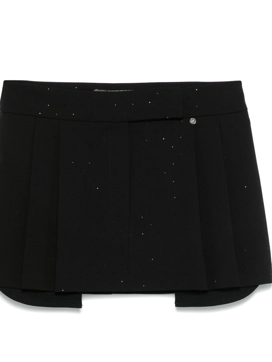 Cheap crystal-embellished mini Women Versace skirt 0422